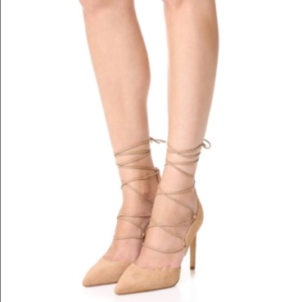 Suede Sam Edelman beige helaine pumps
